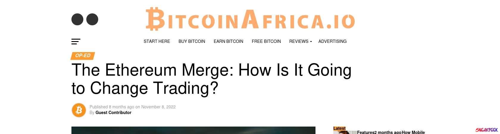 Read the full Article:  ⭲ The Ethereum Merge: How Is It Going to Change Trading?