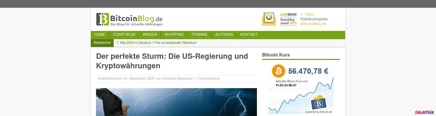Read the full Article:  ⭲ Der perfekte Sturm: Die US-Regierung und Kryptowährungen