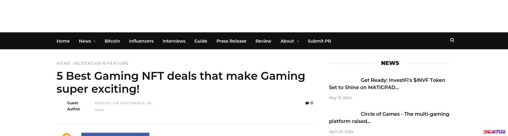 Read the full Article:  ⭲ 5 Best Gaming NFT deals that make Gaming super exciting!