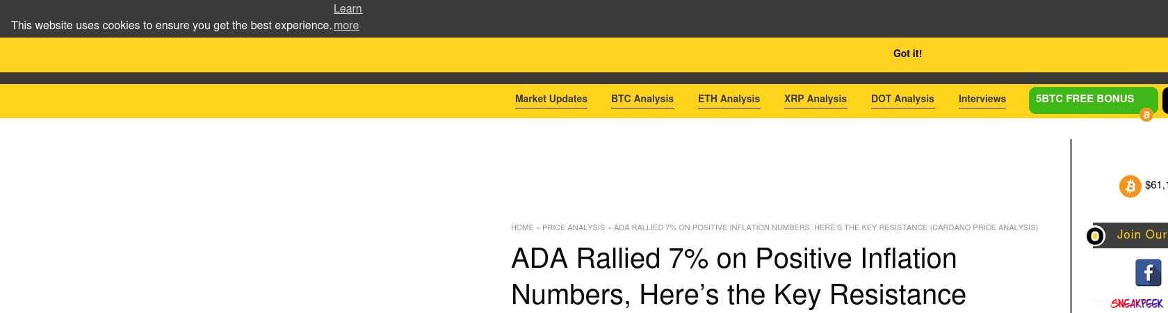 Read the full Article:  ⭲ ADA Rallied 7% on Positive Inflation Numbers, Here’s the Key Resistance (Cardano Price Analysis)