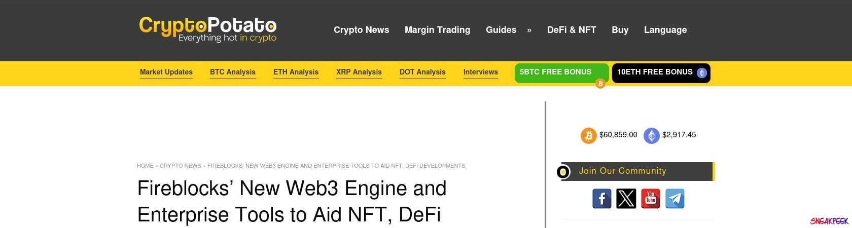 Read the full Article:  ⭲ Fireblocks’ New Web3 Engine and Enterprise Tools to Aid NFT, DeFi Developments