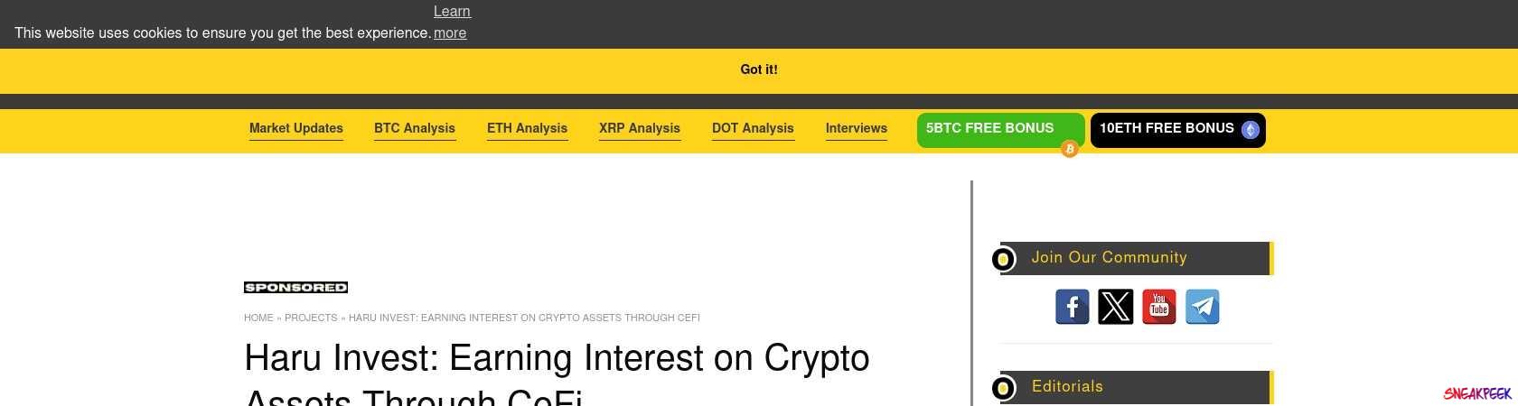 Read the full Article:  ⭲ Haru Invest: Earning Interest on Crypto Assets Through CeFi