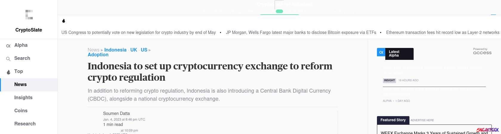 Read the full Article:  ⭲ Indonesia to set up cryptocurrency exchange to reform crypto regulation