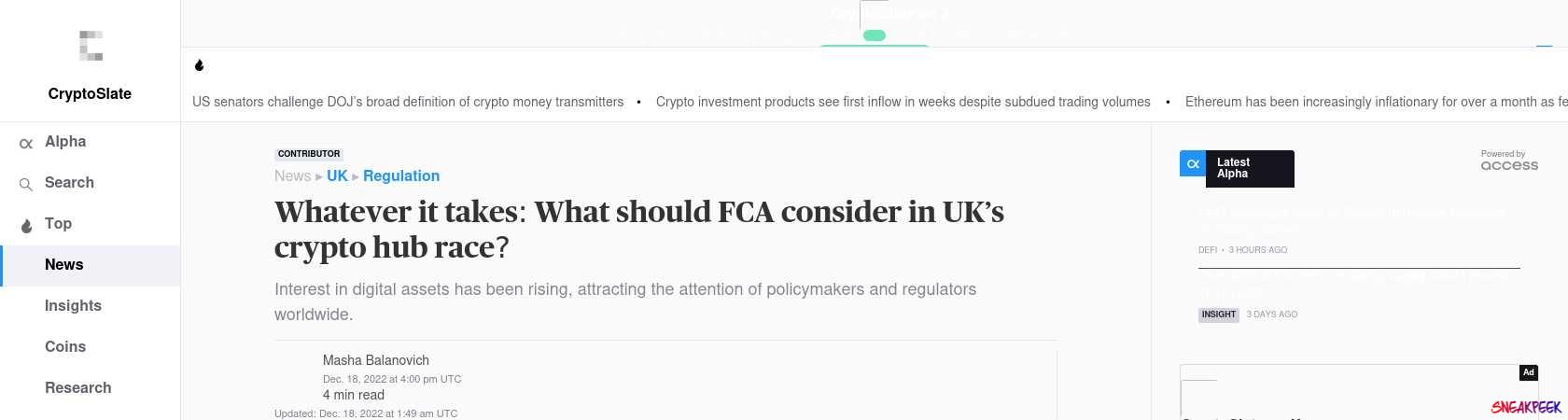 Read the full Article:  ⭲ Whatever it takes: What should FCA consider in UK’s crypto hub race?