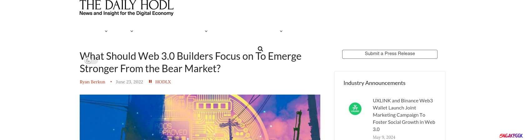 Read the full Article:  ⭲ What Should Web 3.0 Builders Focus on To Emerge Stronger From the Bear Market?
