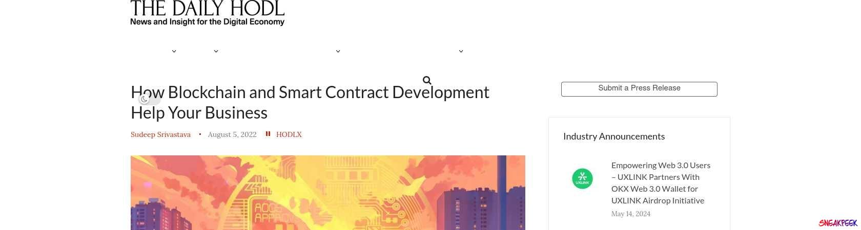 Read the full Article:  ⭲ How Blockchain and Smart Contract Development Help Your Business