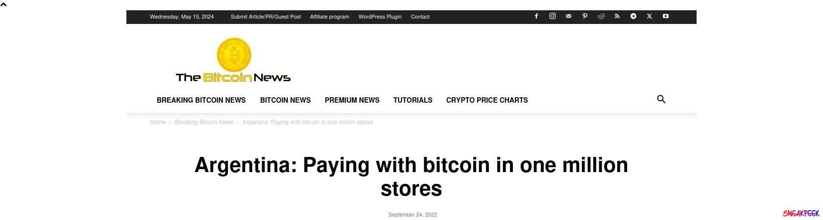 Read the full Article:  ⭲ Argentina: Paying with bitcoin in one million stores