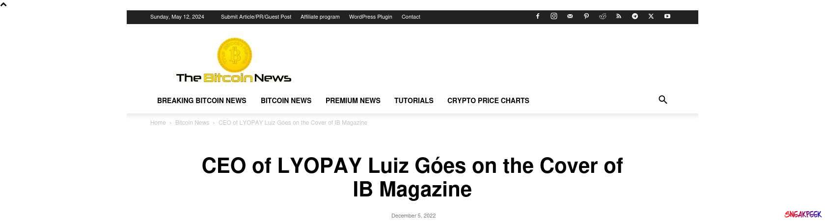 Read the full Article:  ⭲ CEO of LYOPAY Luiz Góes on the Cover of IB Magazine