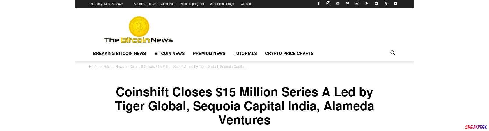 Read the full Article:  ⭲ Coinshift Closes $15 Million Series A Led by Tiger Global, Sequoia Capital India, Alameda Ventures