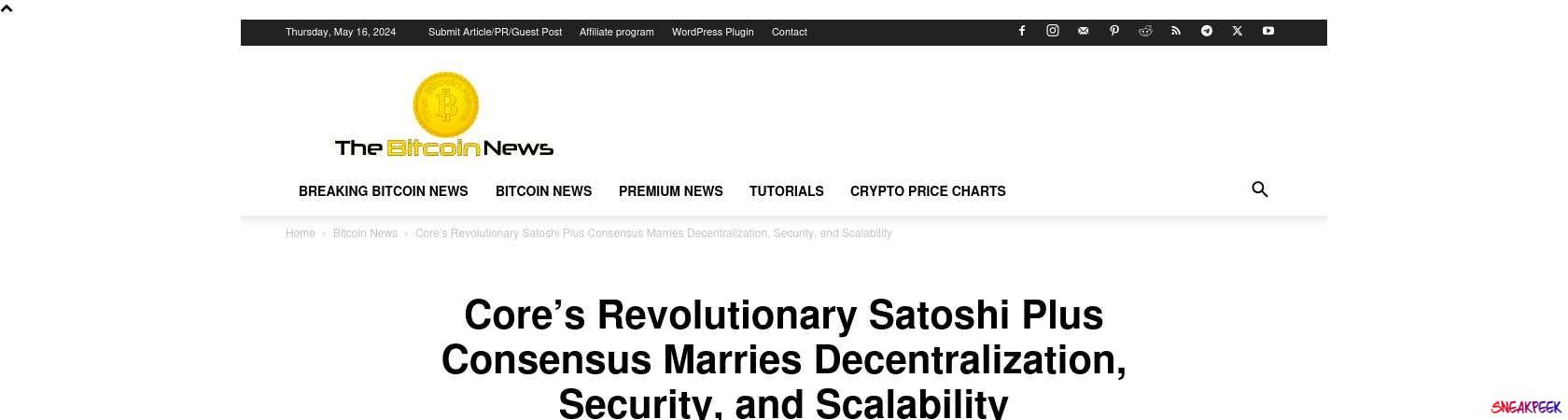 Read the full Article:  ⭲ Core’s Revolutionary Satoshi Plus Consensus Marries Decentralization, Security, and Scalability