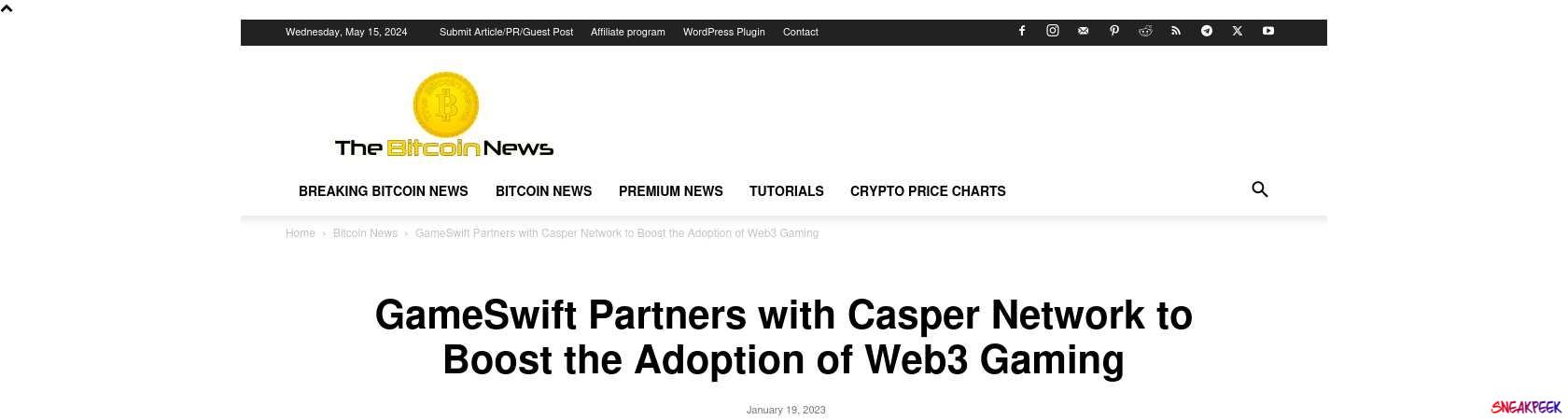 Read the full Article:  ⭲ GameSwift Partners with Casper Network to Boost the Adoption of Web3 Gaming