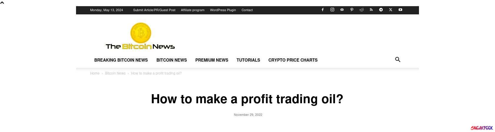 Read the full Article:  ⭲ How to make a profit trading oil?