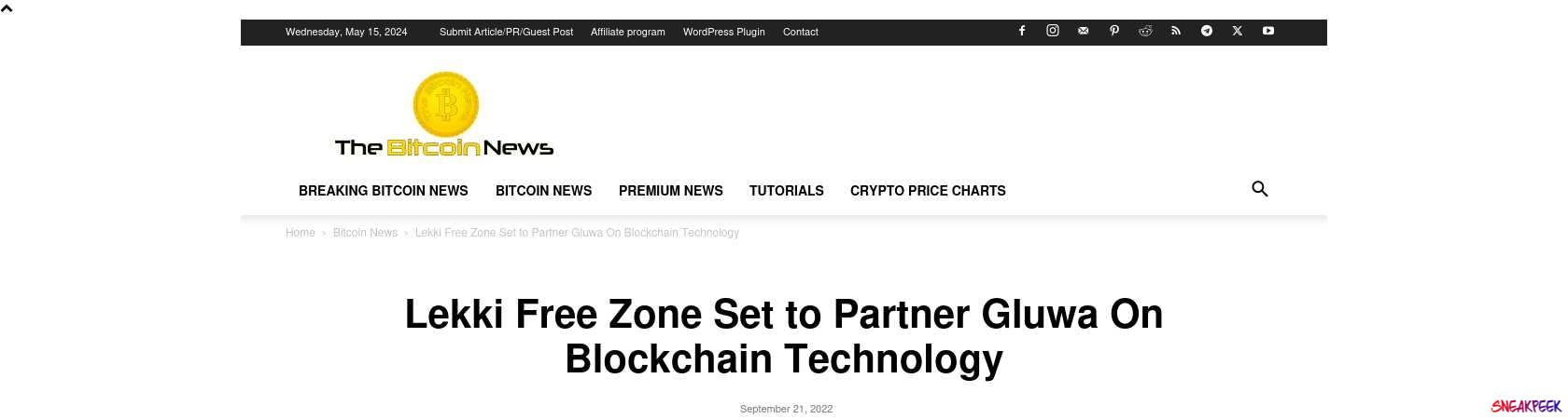 Read the full Article:  ⭲ Lekki Free Zone Set to Partner Gluwa On Blockchain Technology