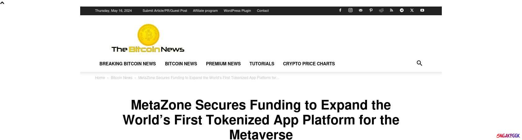 Read the full Article:  ⭲ MetaZone Secures Funding to Expand the World’s First Tokenized App Platform for the Metaverse