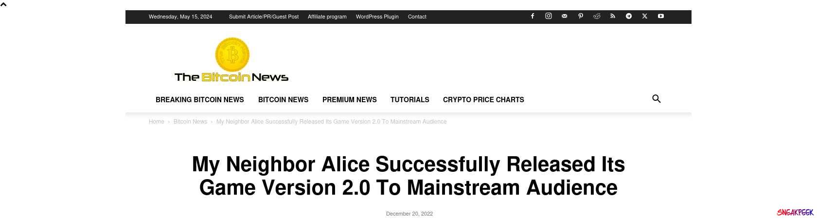 Read the full Article:  ⭲ My Neighbor Alice Successfully Released Its Game Version 2.0 To Mainstream Audience