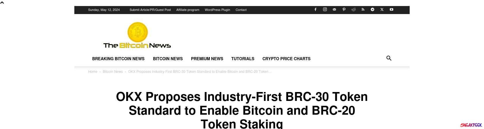 Read the full Article:  ⭲ OKX Proposes Industry-First BRC-30 Token Standard to Enable Bitcoin and BRC-20 Token Staking