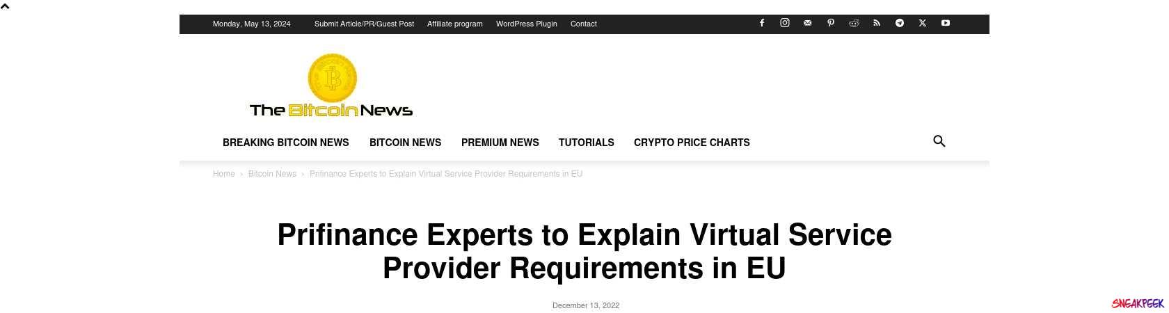 Read the full Article:  ⭲ Prifinance Experts to Explain Virtual Service Provider Requirements in EU