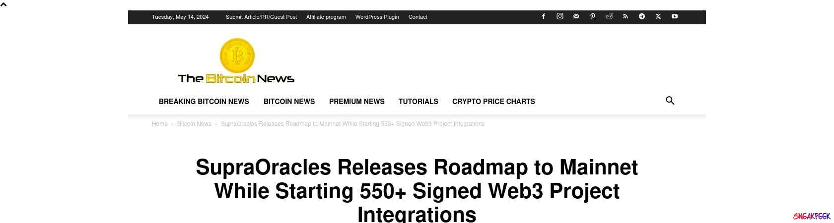 Read the full Article:  ⭲ SupraOracles Releases Roadmap to Mainnet While Starting 550+ Signed Web3 Project Integrations
