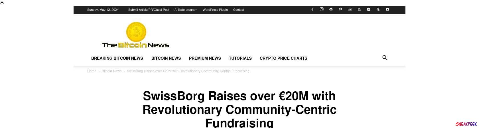 Read the full Article:  ⭲ SwissBorg Raises over €20M with Revolutionary Community-Centric Fundraising