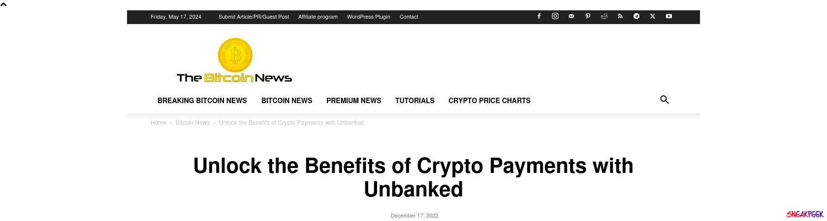 Read the full Article:  ⭲ Unlock the Benefits of Crypto Payments with Unbanked
