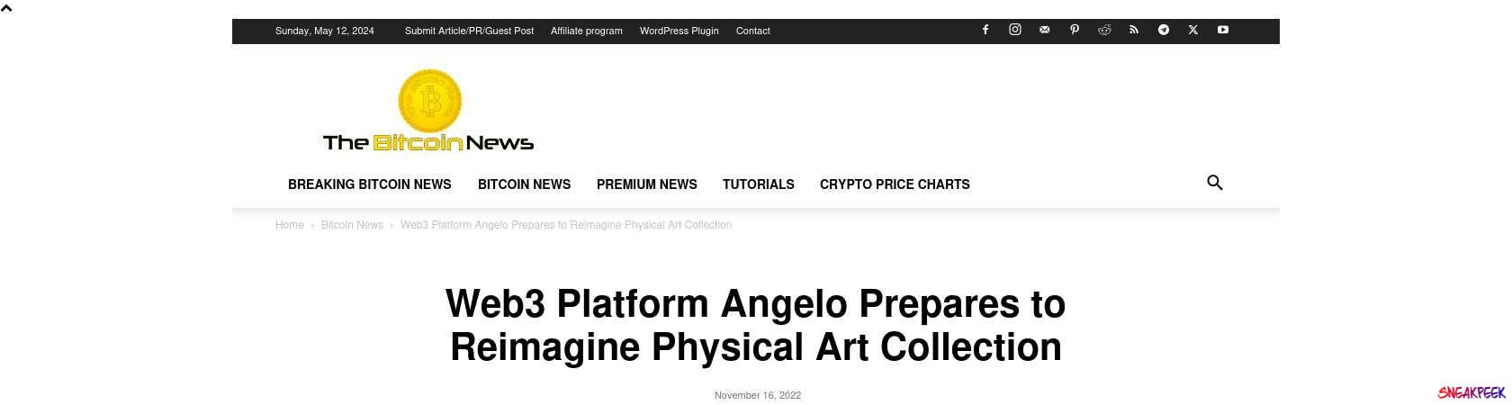 Read the full Article:  ⭲ Web3 Platform Angelo Prepares to Reimagine Physical Art Collection