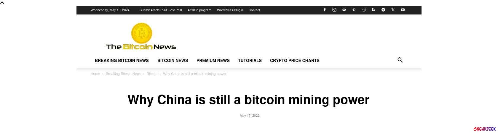 Read the full Article:  ⭲ Why China is still a bitcoin mining power