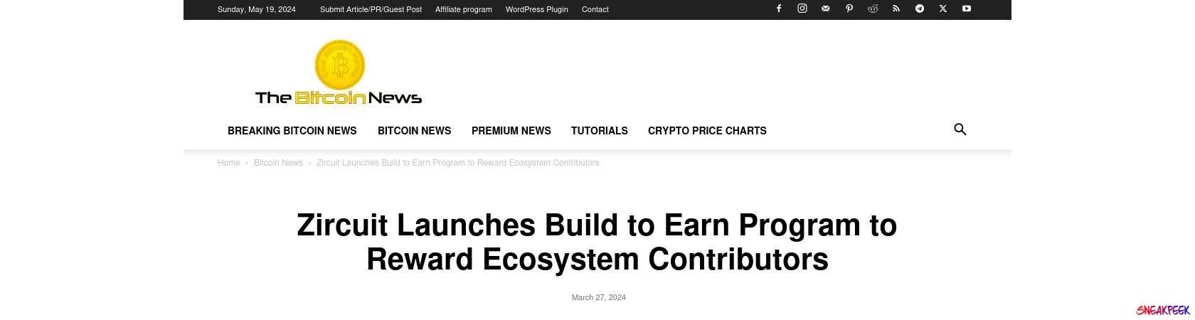 Read the full Article:  ⭲ Zircuit Launches Build to Earn Program to Reward Ecosystem Contributors