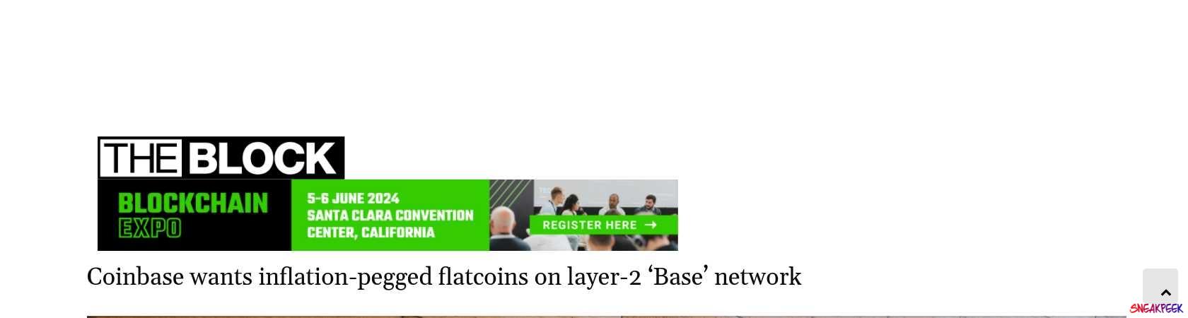 Read the full Article:  ⭲ Coinbase wants inflation-pegged flatcoins on layer-2 ‘Base’ network