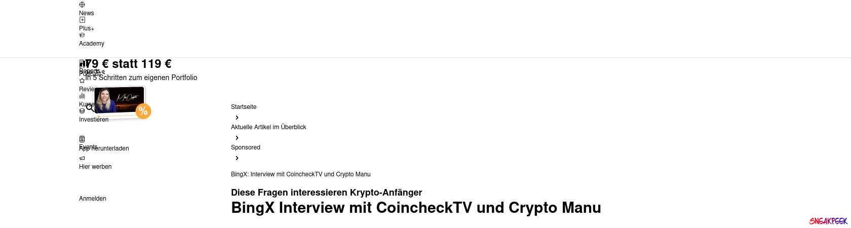 Read the full Article:  ⭲ BingX: Interview mit CoincheckTV und Crypto Manu