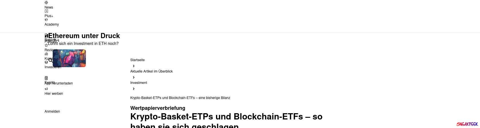 Read the full Article:  ⭲ Krypto-Basket-ETPs und Blockchain-ETFs – eine bisherige Bilanz