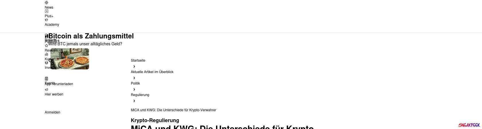 Read the full Article:  ⭲ MiCA und KWG: Die Unterschiede für Krypto-Verwahrer
