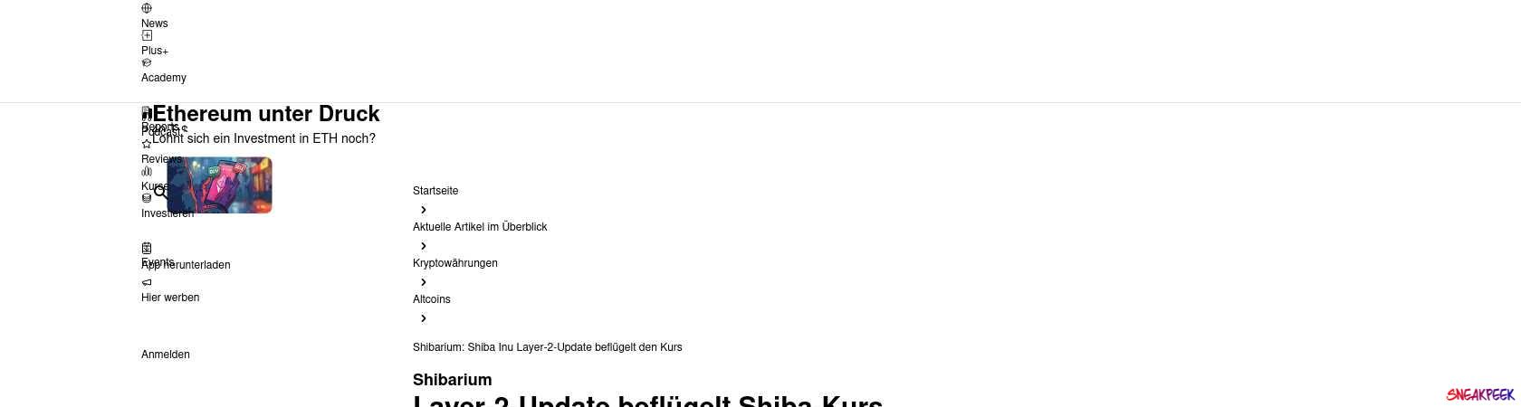 Read the full Article:  ⭲ Shibarium: Shiba Inu Layer-2-Update beflügelt den Kurs