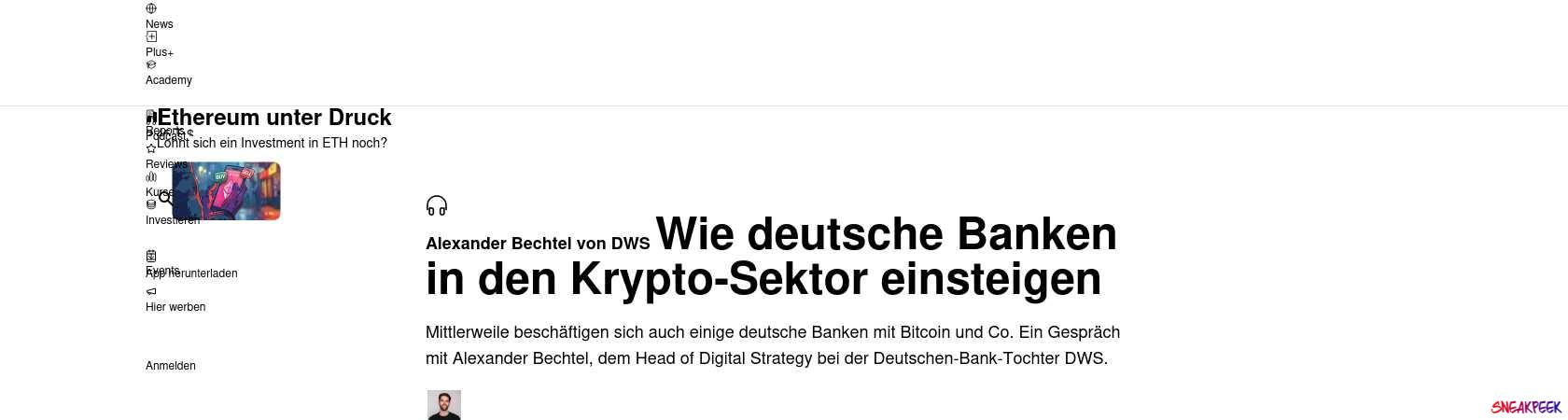 Read the full Article:  ⭲ DWS: Das ist die Krypto-Strategie der Deutschen-Bank-Tochter