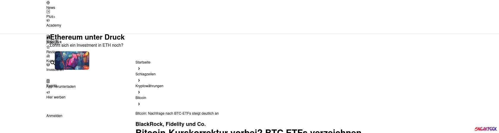 Read the full Article:  ⭲ Bitcoin: Nachfrage nach BTC-ETFs steigt deutlich an