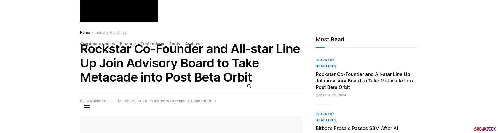 Read the full Article:  ⭲ Rockstar Co-Founder and All-star Line Up Join Advisory Board to Take Metacade into Post Beta Orbit