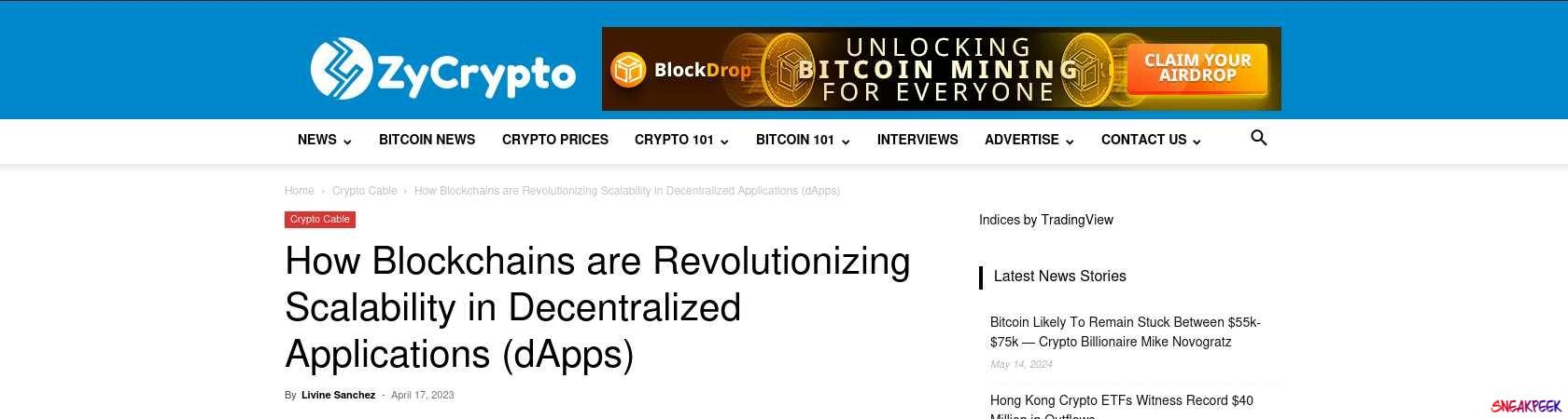 Read the full Article:  ⭲ How Blockchains are Revolutionizing Scalability in Decentralized Applications (dApps)
