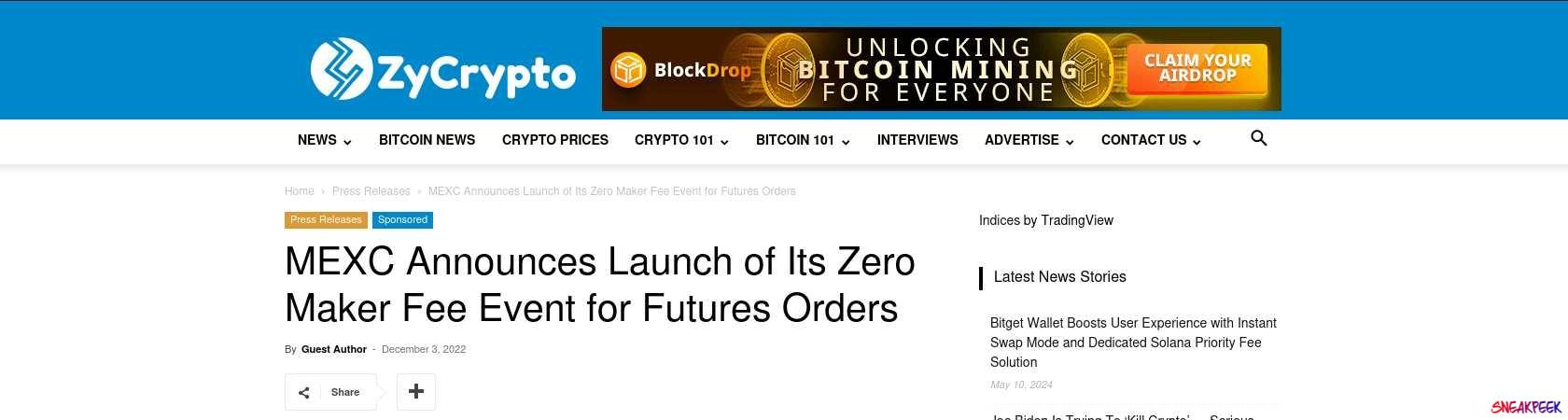 Read the full Article:  ⭲ MEXC Announces Launch of Its Zero Maker Fee Event for Futures Orders