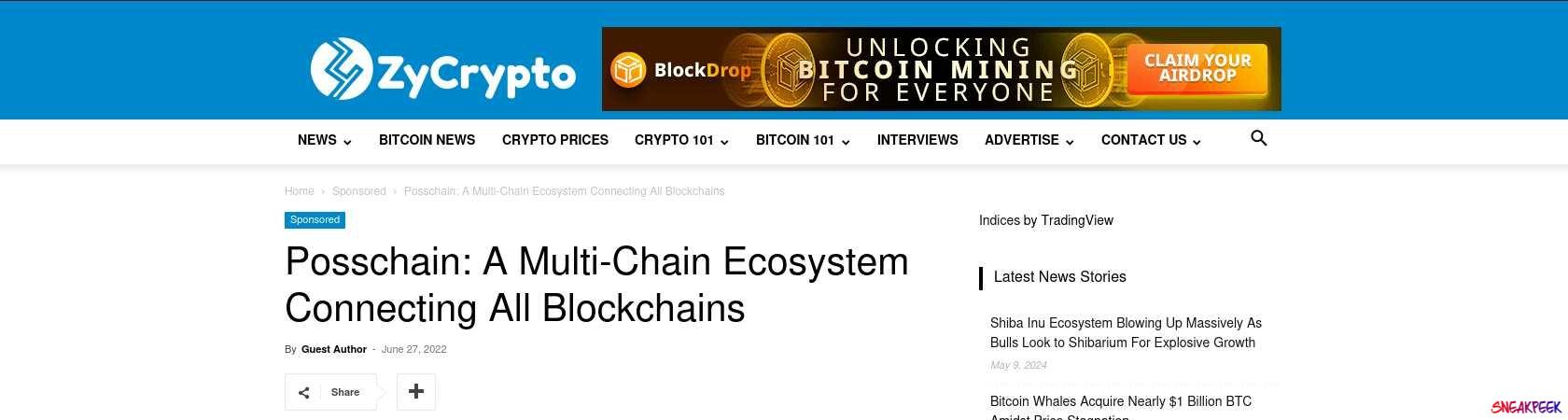 Read the full Article:  ⭲ Posschain: A Multi-Chain Ecosystem Connecting All Blockchains