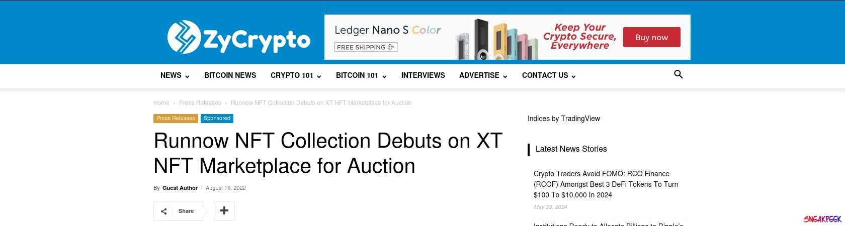 Read the full Article:  ⭲ Runnow NFT Collection Debuts on XT NFT Marketplace for Auction